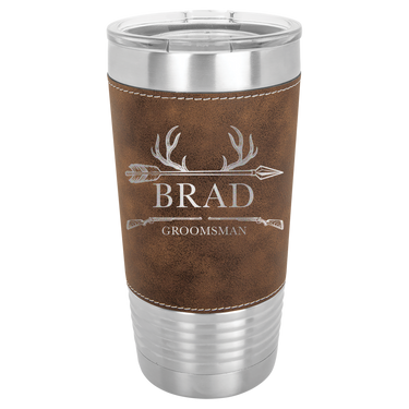 20oz Groomsmen Tumbler- custom tumblers for groomsmen